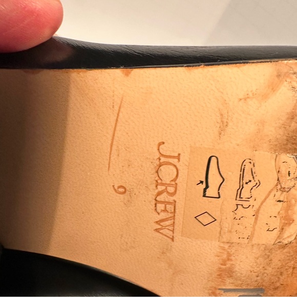 J. Crew Piper Leather Ankle Chunky Heel Boots - Picture 8 of 8